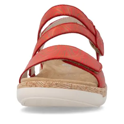 Sandales Remonte R6860-33 Rouges - Velcro Grande Pointure Femme — photo 4