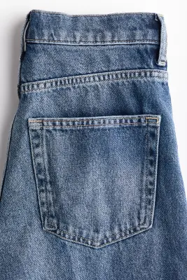 Barrel High Ankle Jeans - Bleu denim — photo 5