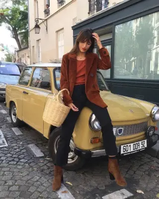 Bottines à talon épais GARETT en suède camel Prix boutique 600€ Taille 41 — photo 2