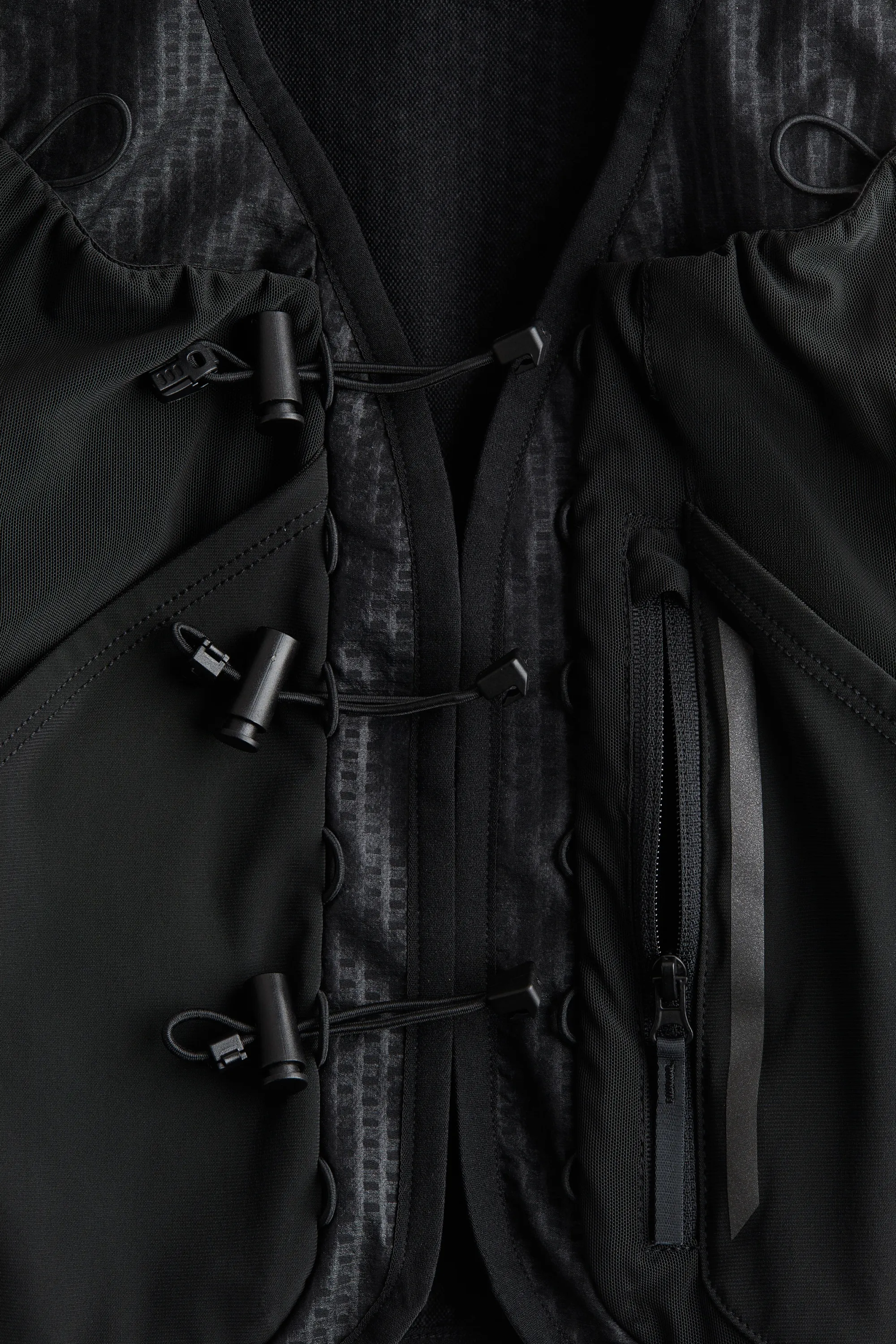 Veste de running sans manches et légère - Noir