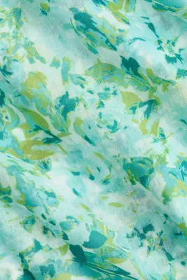 Paréo - Turquoise clair/fleuri — photo 2