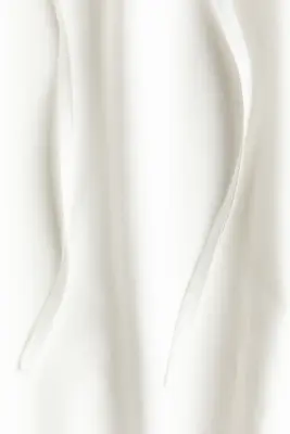 Jupe maxi en popeline de coton - Blanc — photo 4