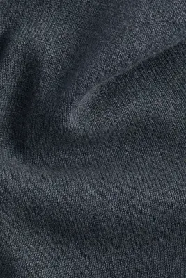 Pull en maille fine de laine cachemire - Gris foncé — photo 3