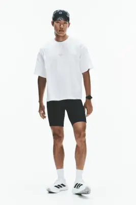 T-shirt de sport boxy DryMove™ - Blanc/Dead End Runners — photo 1