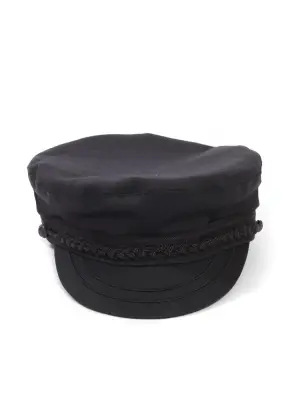 Casquette de marin en toile noire brodée Christian Dior lettres dorées Retrail price €750 Taille 57 — photo 2