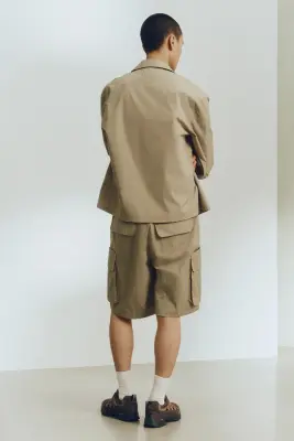 Short cargo Loose Fit - Vert kaki — photo 2