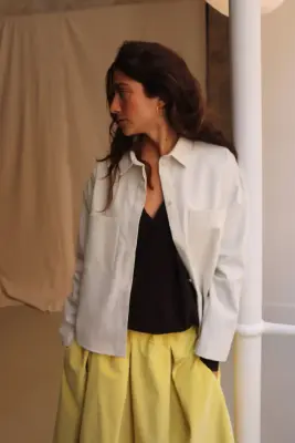 Asciari – JULIA SHIRT AS026 – 10 IVORY — photo 2