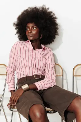 Chemise rayée cintrée — photo 4