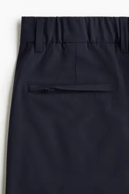 Short chino Four-way Stretch Loose Fit - Bleu marine — photo 2