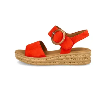Sandales Gabor 64.550.13 Orange - Lacets Grande Pointure Femme — photo 2