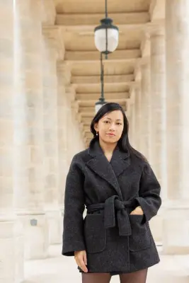 Manteau Yoko - anthracite — photo 3