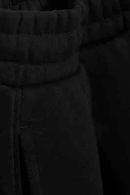 Pantalon de jogging ample à plis - Noir foncé — photo 4