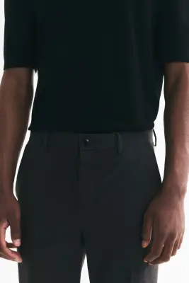 Pantalon chic Slim Fit - Gris foncé — photo 1