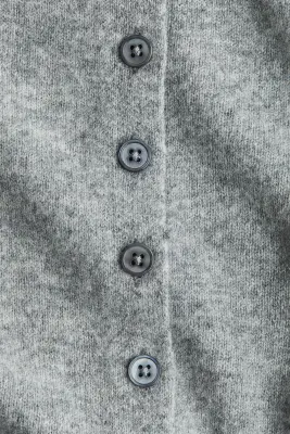 Gilet en laine - Gris chiné — photo 2