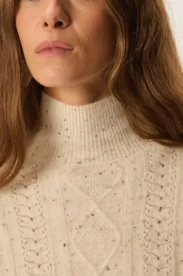 Pull Dino Creme Tweed — photo 4