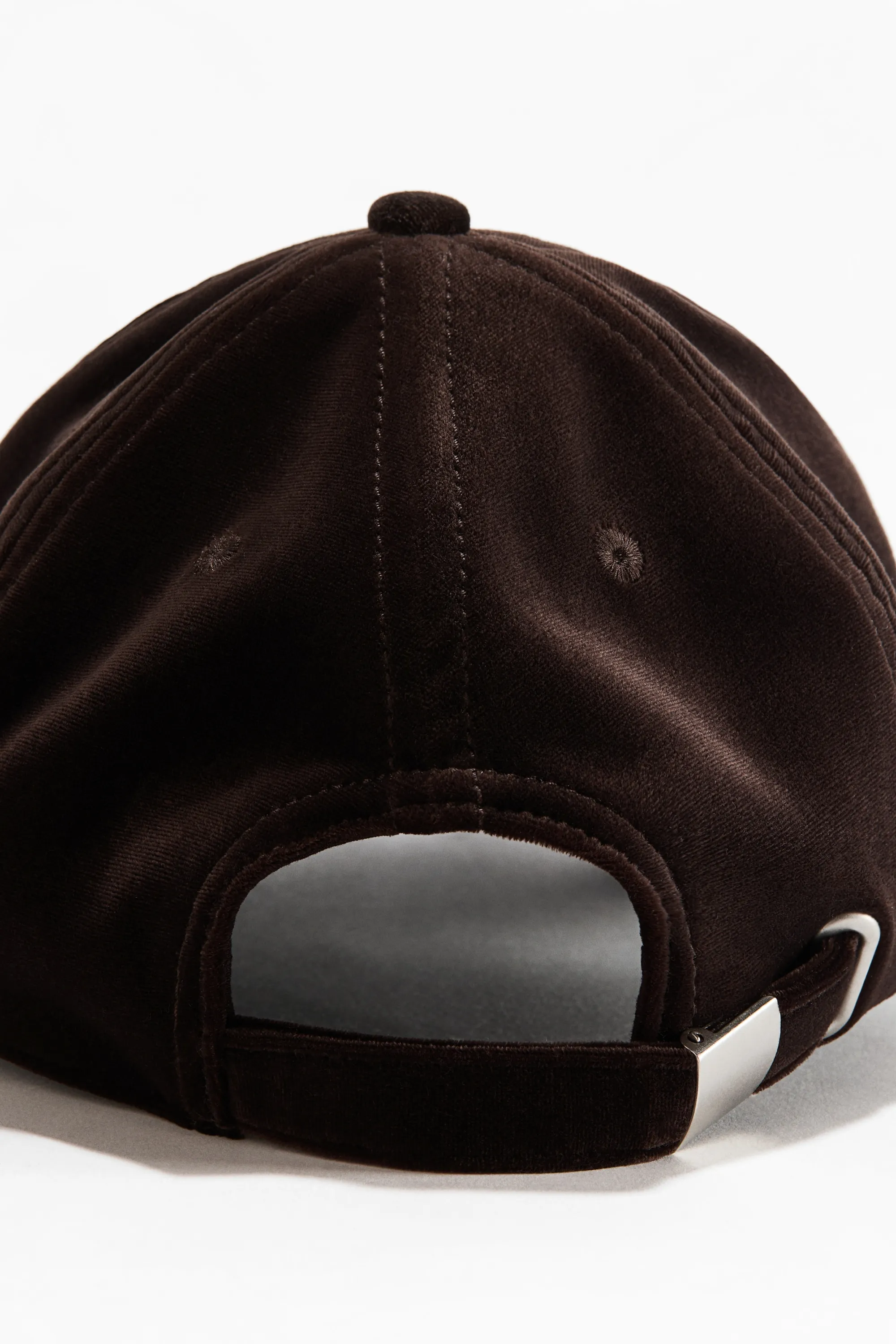 Casquette en velours - Marron foncé