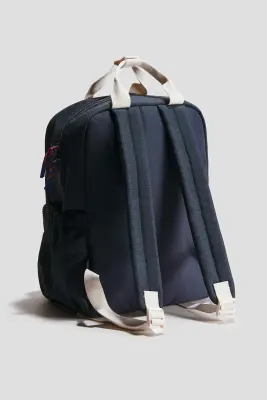 Sac à dos avec motif - Bleu marine/College — photo 1