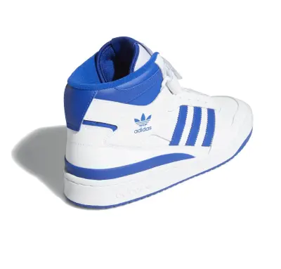 ADIDAS FORUM MID Blanc/Bleu — photo 4