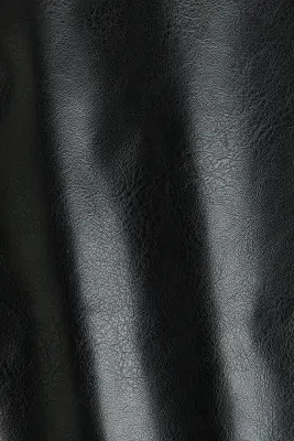 Jupe crayon en tissu enduit - Noir — photo 3