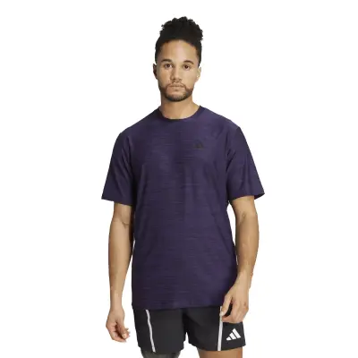 ADIDAS TEE SHIRT AERO STRETCH Violet — photo 3