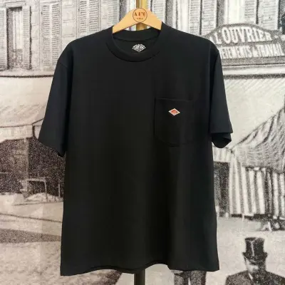 Le Tshirt Danton à poche poitrine - Noir — photo 2