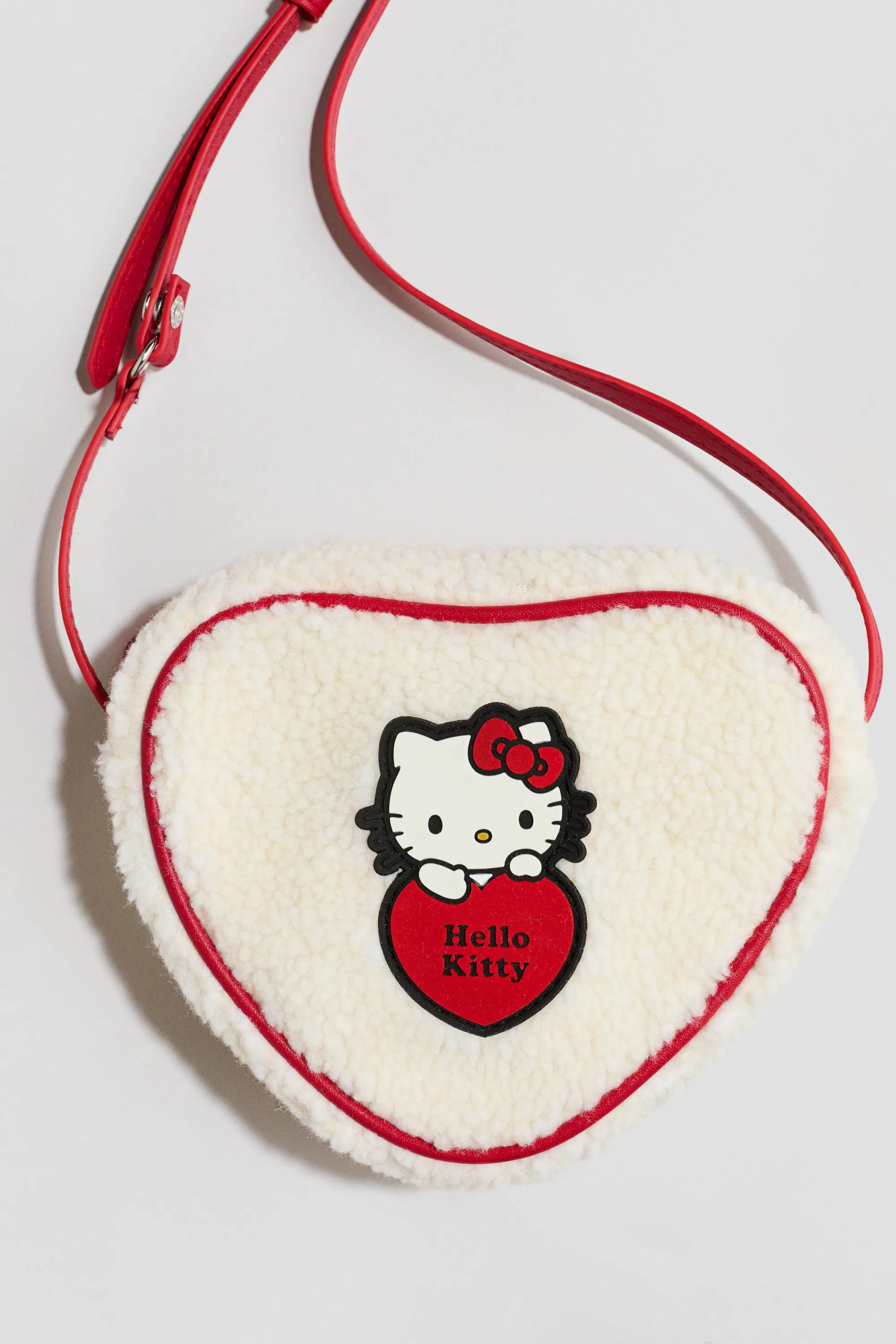 Sac crossbody avec appliqué - Beige clair/Hello Kitty