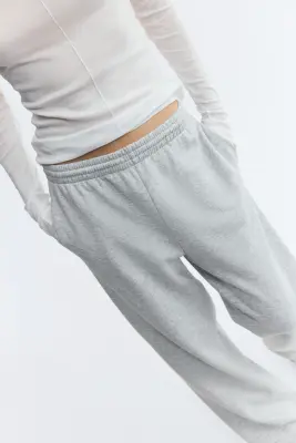 Pantalon en molleton - Light grey marl — photo 2