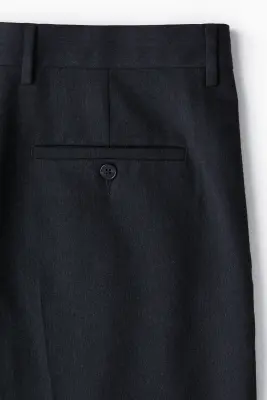 Pantalon chic Loose Fit - Gris foncé — photo 4
