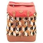 Sac a dos tissu et cuir