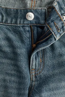 MAMA Low Waist Jeans - Bleu denim foncé — photo 4