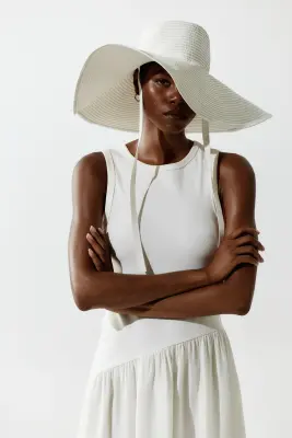 Chapeau de soleil - Crème — photo 2