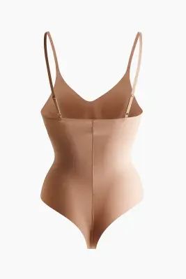 Body string Light shape en microfibre - Beige foncé — photo 4