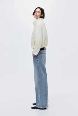 Veste en scuba - Crème — photo 3