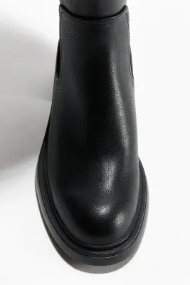 Bottes de hauteur genou - Noir — photo 2