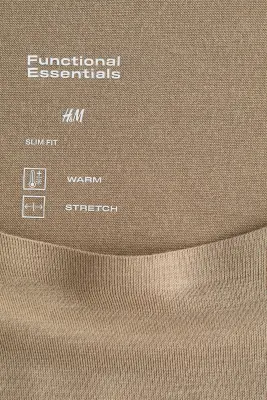 T-shirt Warming Slim Fit - Beige — photo 4