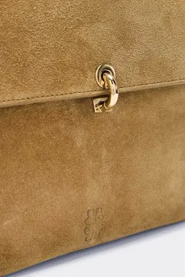 Sac Gala croûte de cuir kaki — photo 3