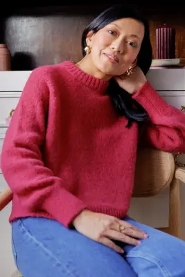 Pull Ilona - framboise — photo 3