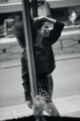 Sweat à col zippé avec motifs - Bleu/Condé Nast Traveller — photo 3