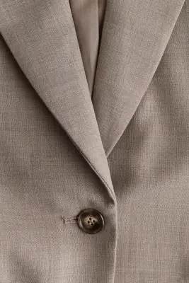 Blazer à fermeture droite - Gris ancien chiné — photo 5