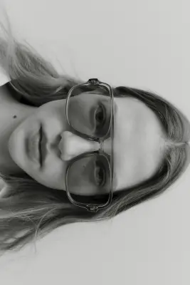 Lunettes de soleil de style aviateur - Beige/gris — photo 1