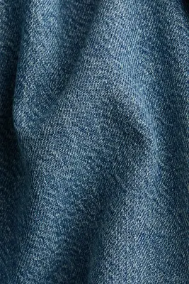 Robe en denim avec jupe évasée - Bleu denim — photo 5