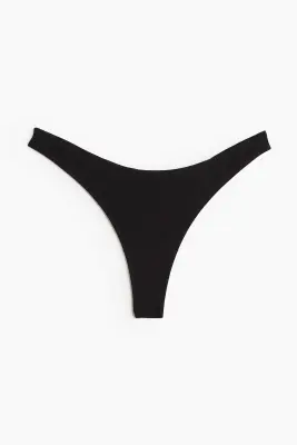 Lot de 10 culottes Thong en coton - Noir — photo 2
