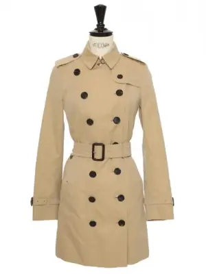 Trench ceinturé The Sandringham beige boutons noir Prix Boutique 1900€ Taille XS — photo 1