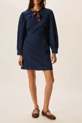 Robe Lais Indigo — photo 1