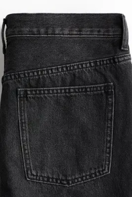 Jupe courte en denim - Noir délavé — photo 4