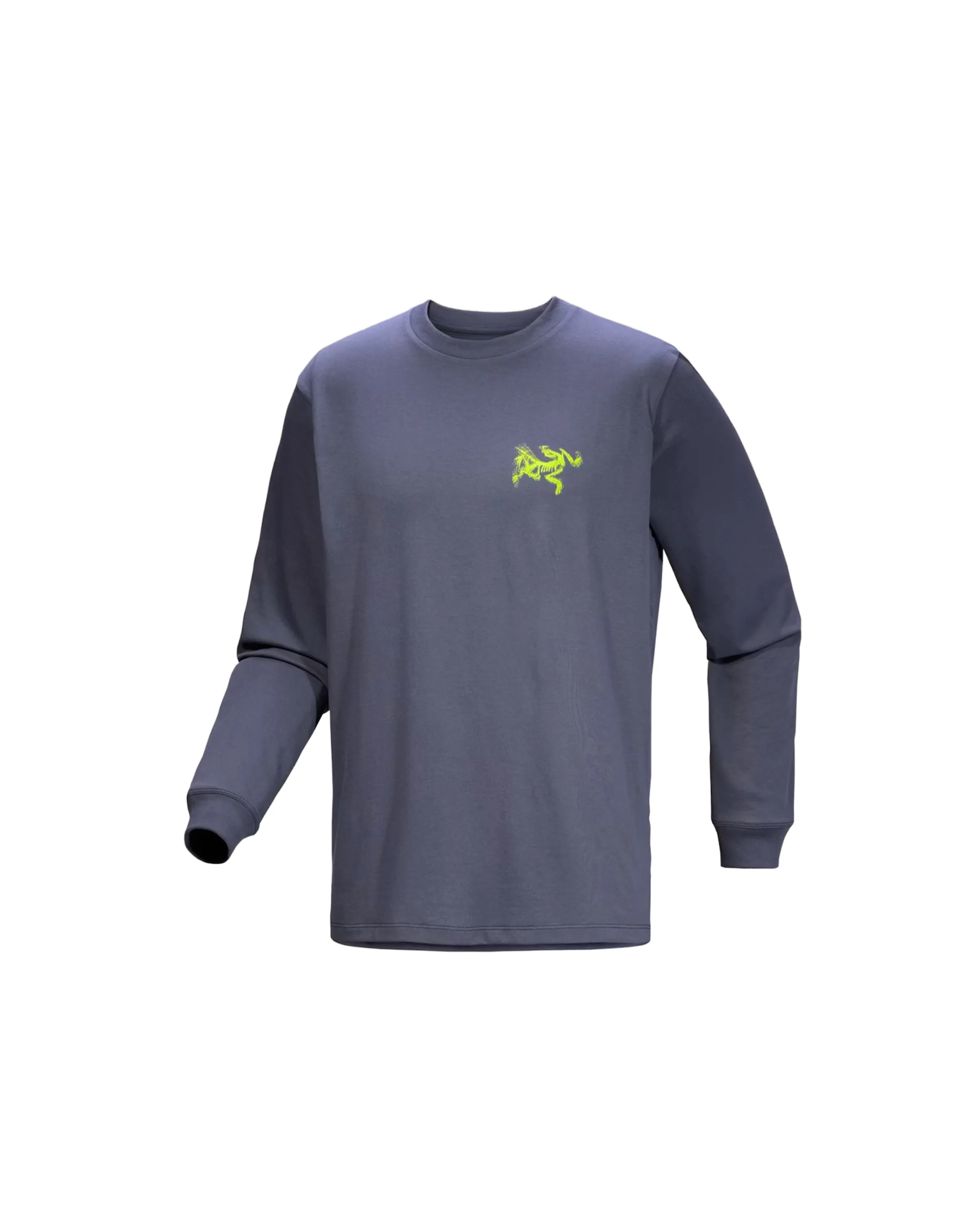Kragg SL Cotton Bird Tile Shirt LS Dk Stratus / Euphoria