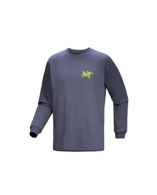 Kragg SL Cotton Bird Tile Shirt LS Dk Stratus / Euphoria — photo 1