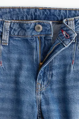 Wide Regular Jeans - Bleu denim — photo 4