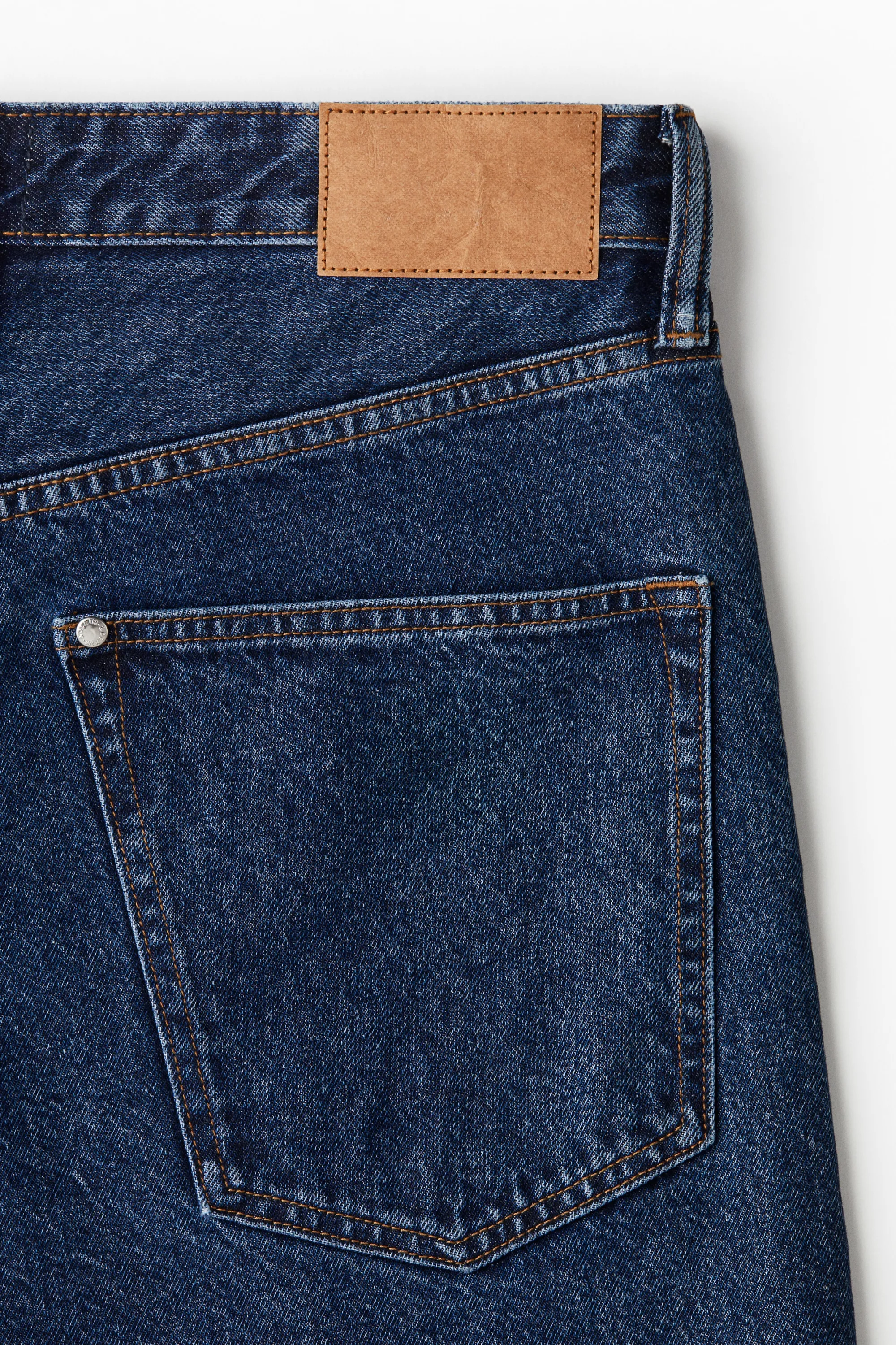 Short Relaxed en denim - Bleu denim foncé