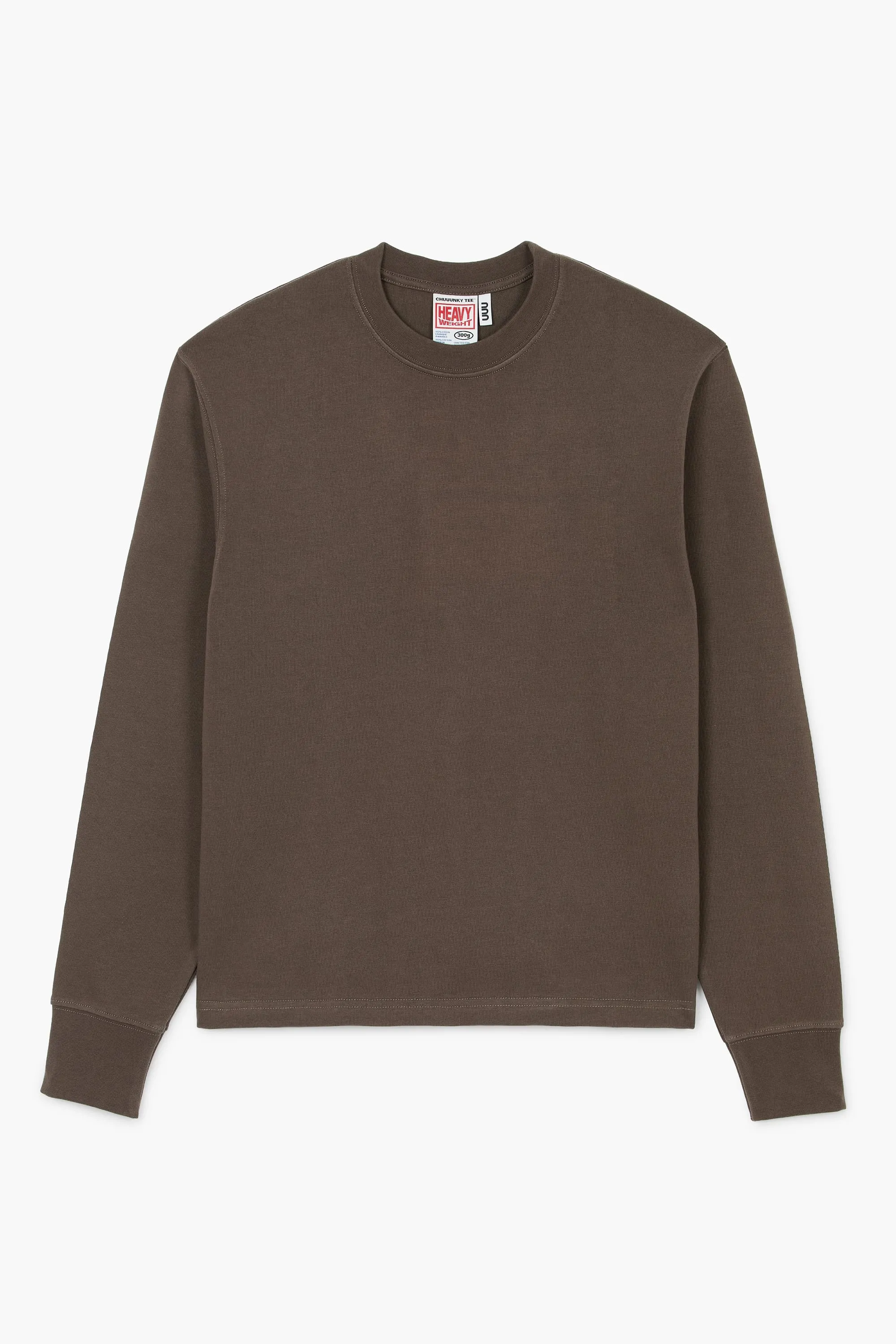 T-shirt 'Chuuunky Tee' Manches Longues - Marron